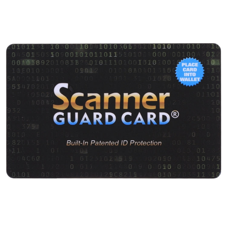100 PCS Scanner Guard Card RFID Blocking Card, Built-in Patented ID Protection 100 PCS Scanner Guard Card RFID Blocking Card, Built-in Patented ID Protection